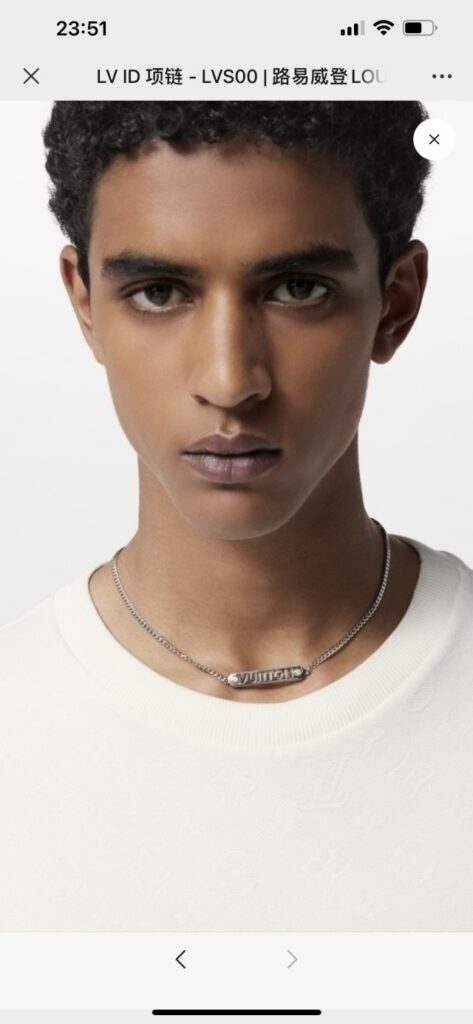 Designer Ld Necklace editorial product context 3