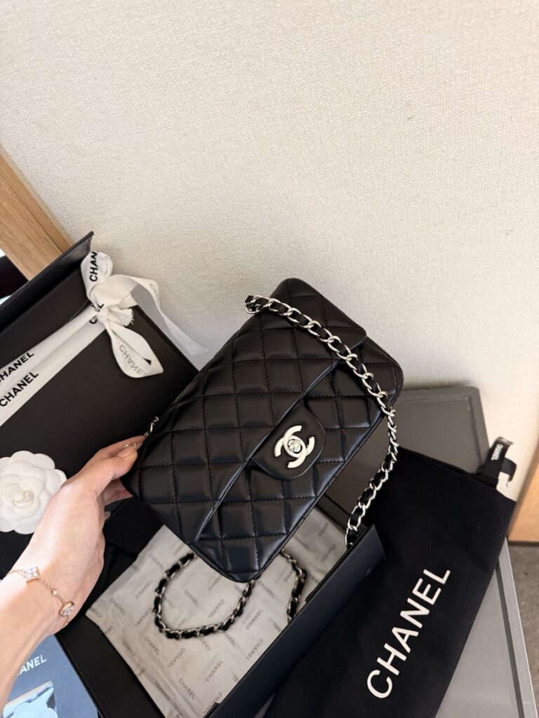 Chanel Mini Cf Mini Leather Bag 20 cm editorial product context 2