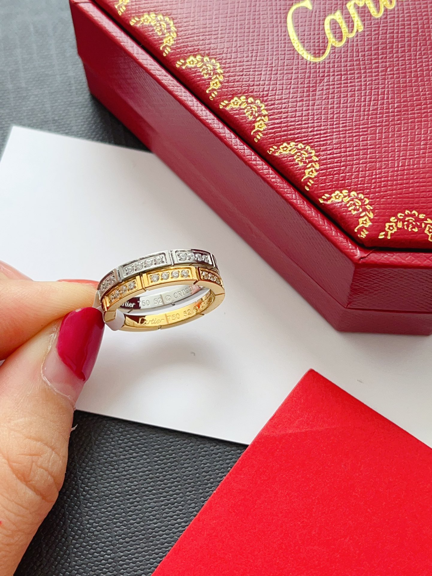 Luxury J123 CNC Ring
