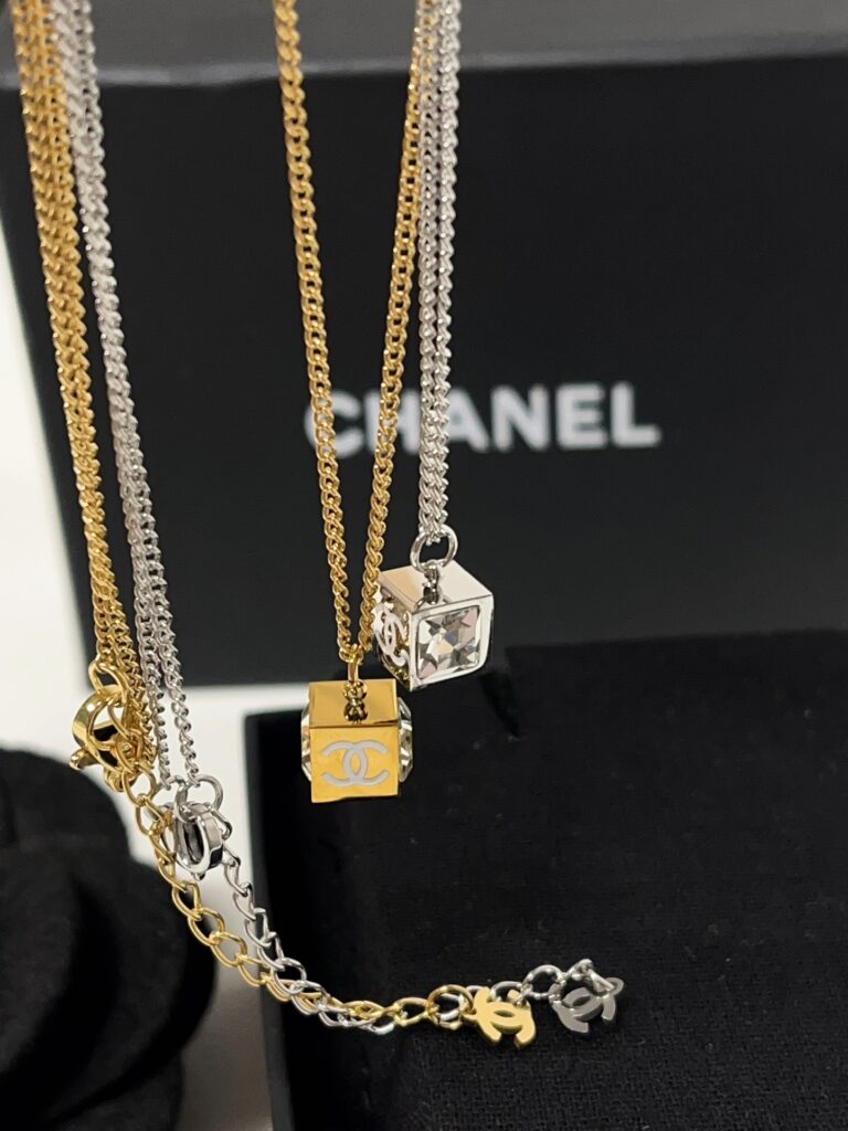 Designer Black Necklace editorial product context 1