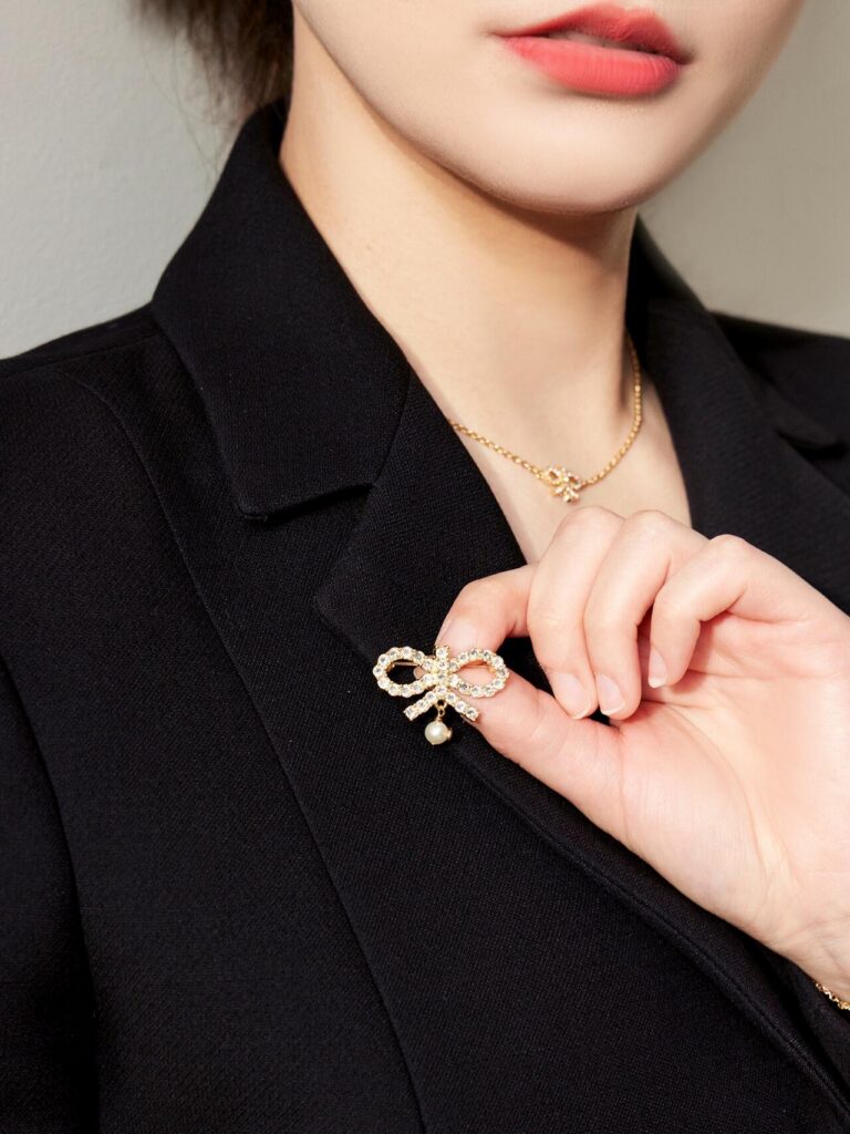 Designer D189 Brooch editorial product context 3