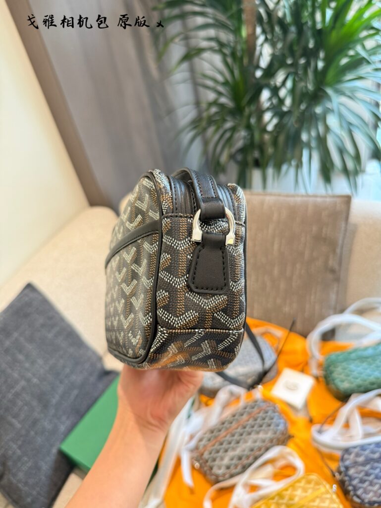 Goyard Black Canvas Crossbody Bag editorial product context 2