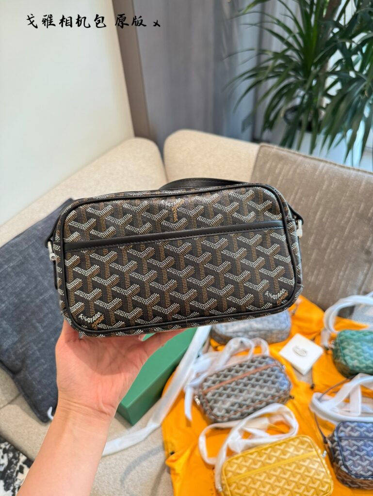 Goyard Black Canvas Crossbody Bag editorial product context 1