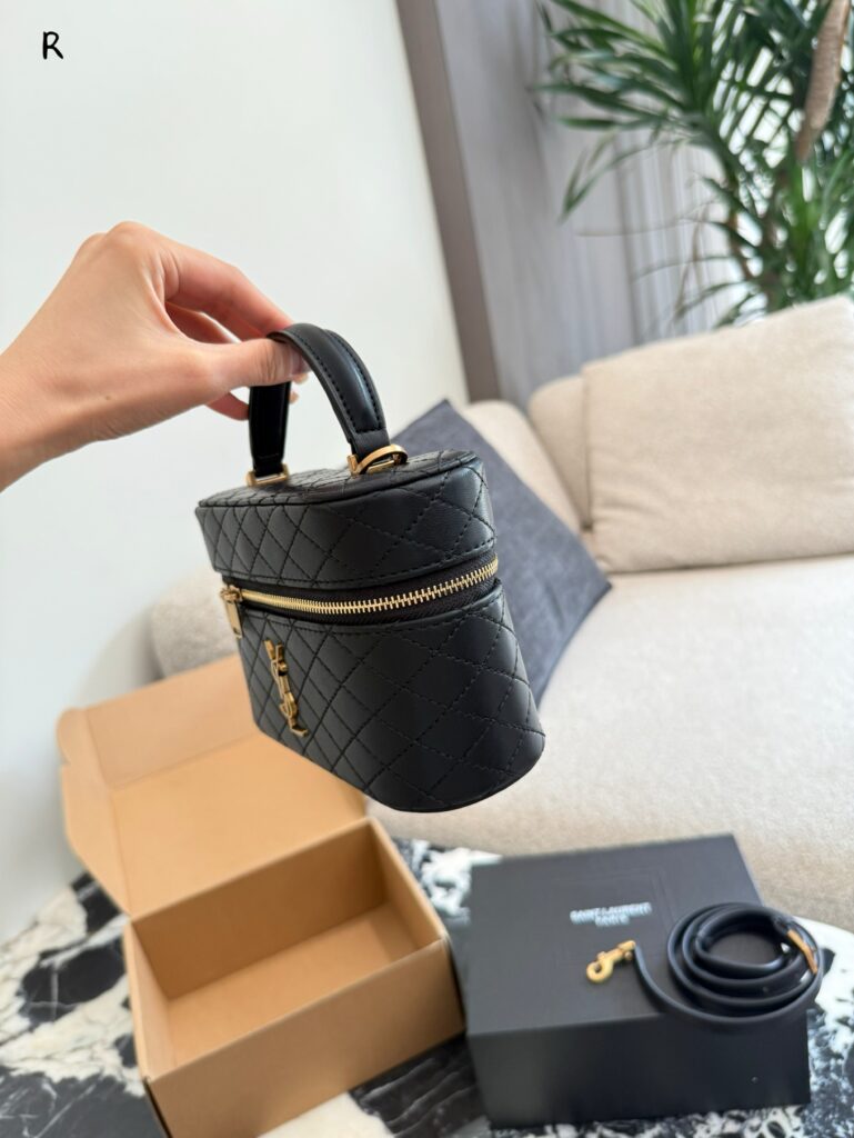 Saint Laurent Nice Lambskin Leather Crossbody Bag 18 cm editorial product context 3