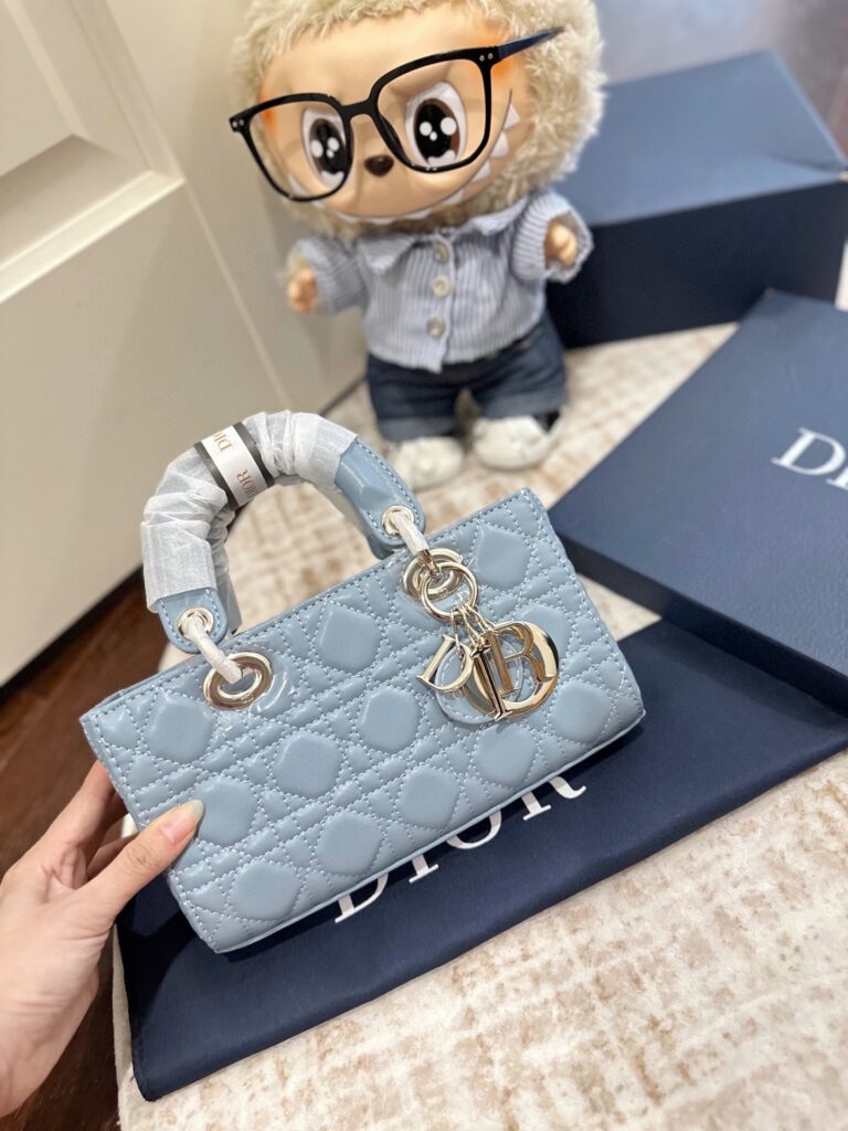 Dior Lady Black Handbag editorial product context 2