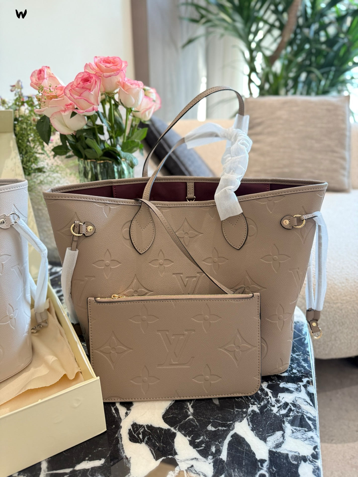 Louis Vuitton p200 Neverfull 2007 Monogram Damier Handbag