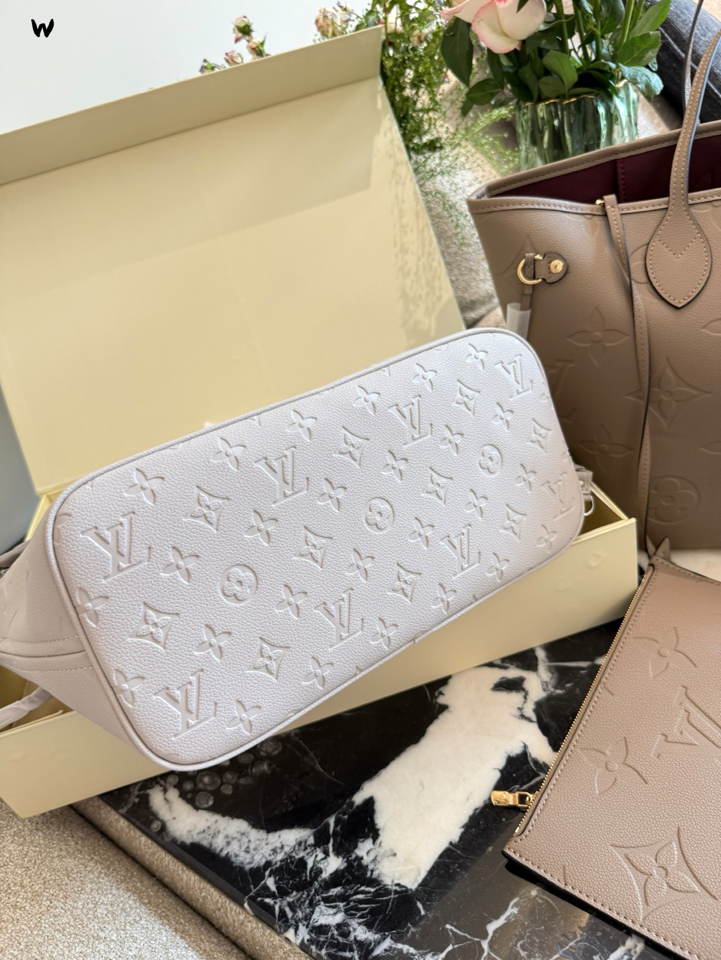 Louis Vuitton p200 Neverfull 2007 Monogram Damier Handbag