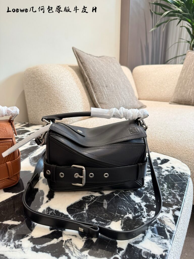 Loewe Calfskin Leather Crossbody Bag editorial product context 2