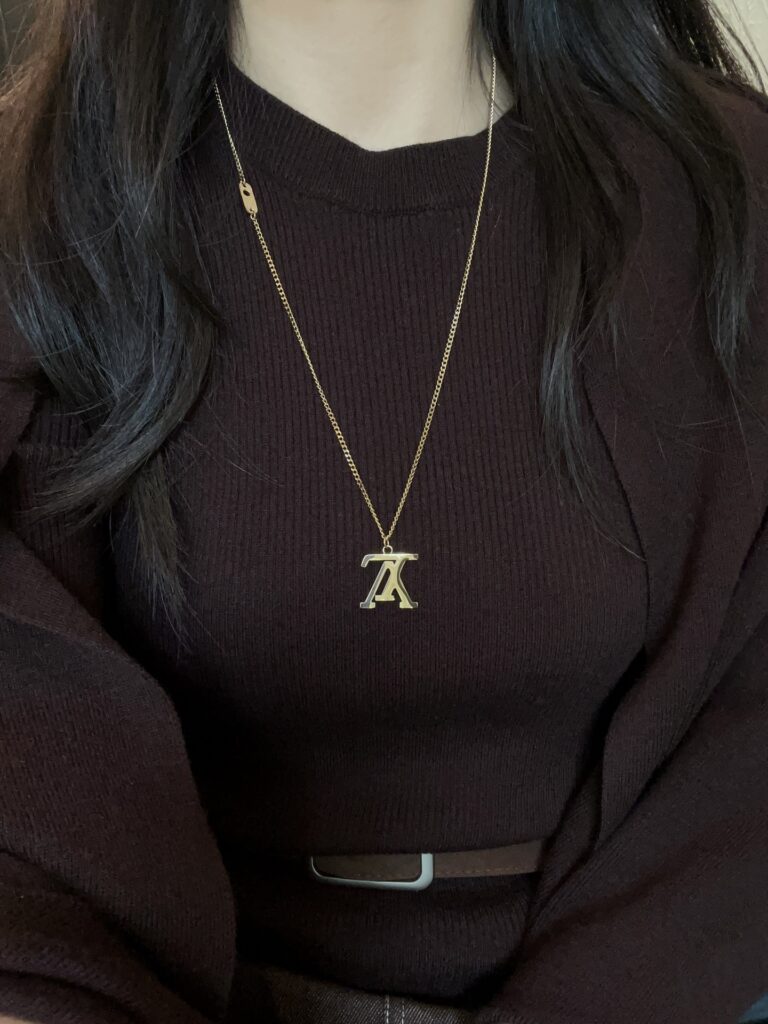 Designer Necklace 60 cm editorial product context 3
