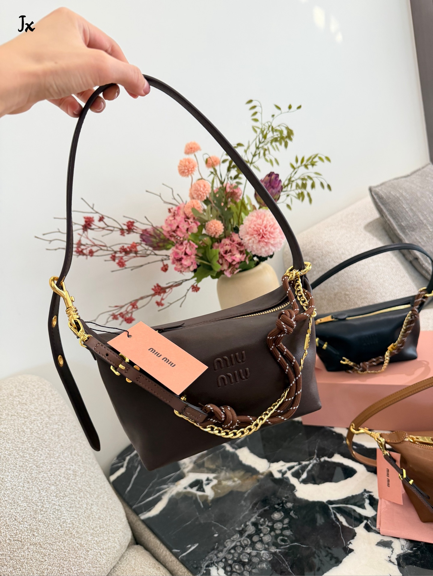 Miu Miu p175 Nappa Logo OK OR Bag