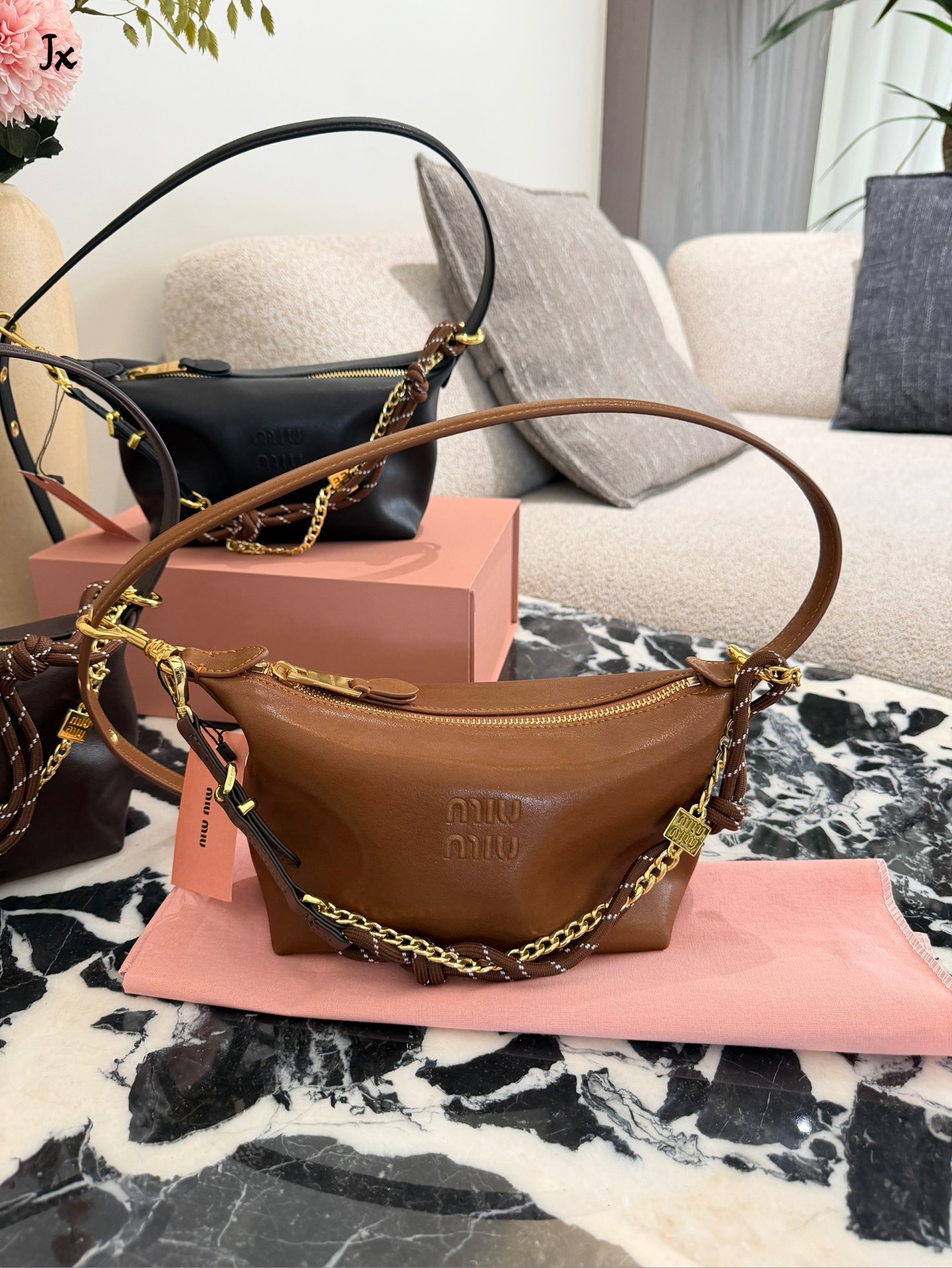 Miu Miu p175 Nappa Logo OK OR Bag