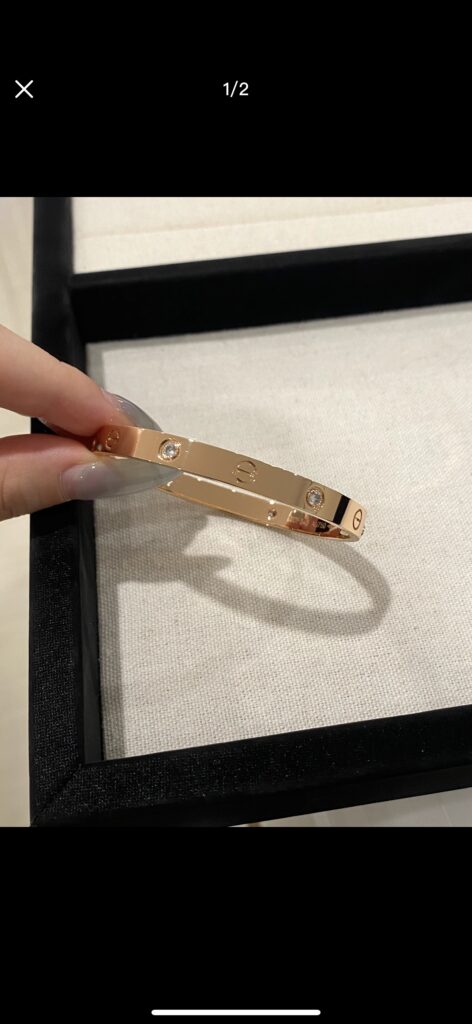 Cartier Bracelet editorial product context 1