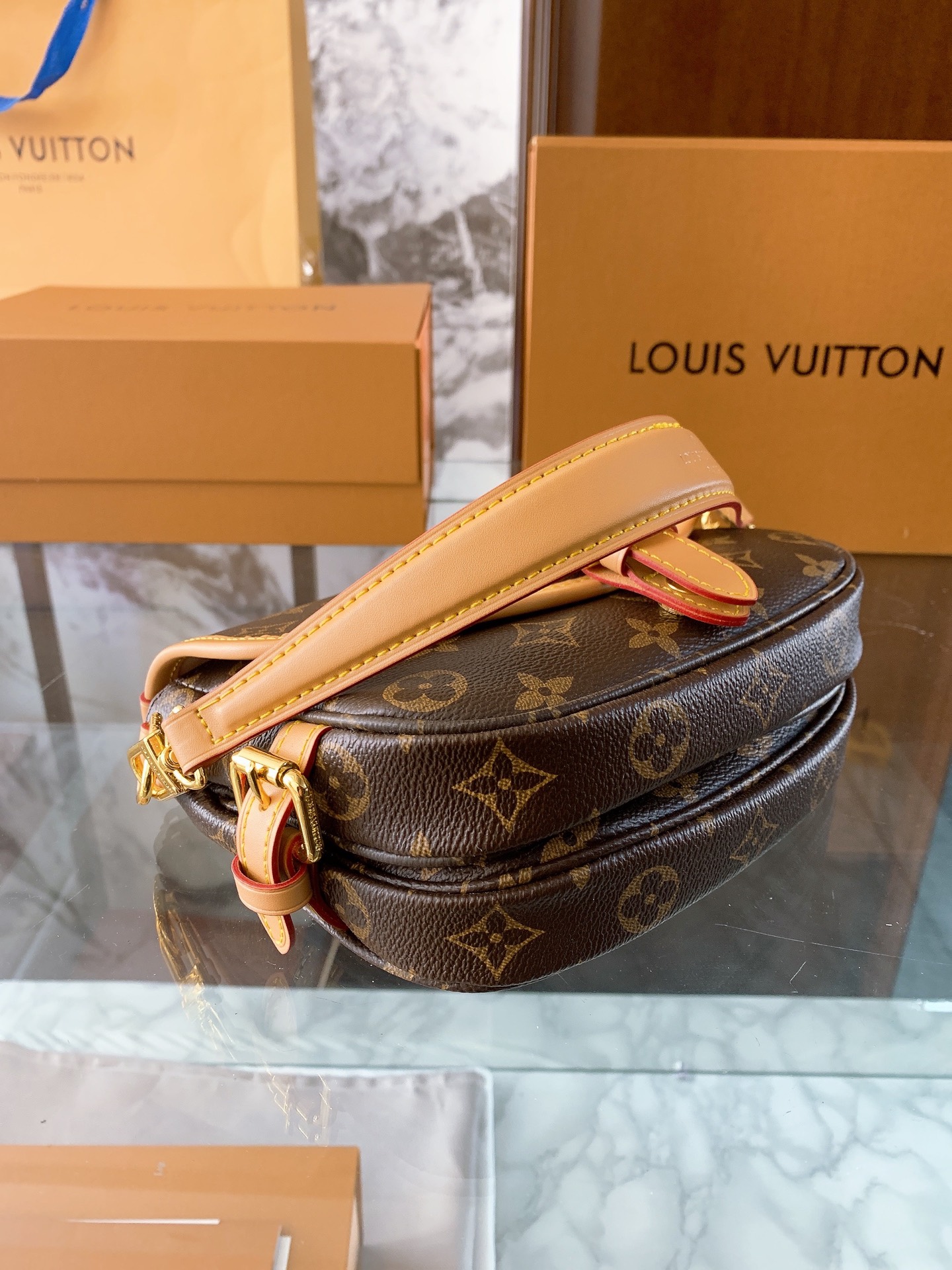 Louis Vuitton p120 20 15 Saumur BB Mini Crossbody Bag