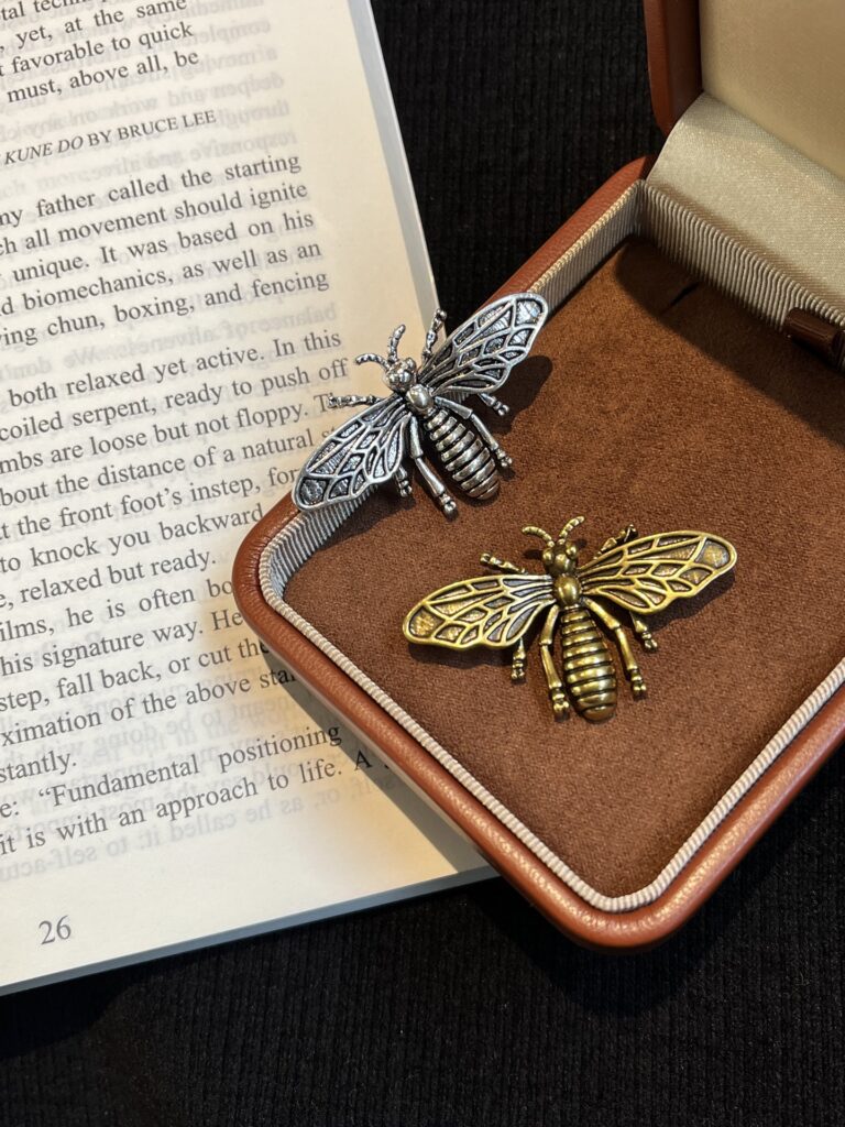 Designer D202 Brooch editorial product context 1