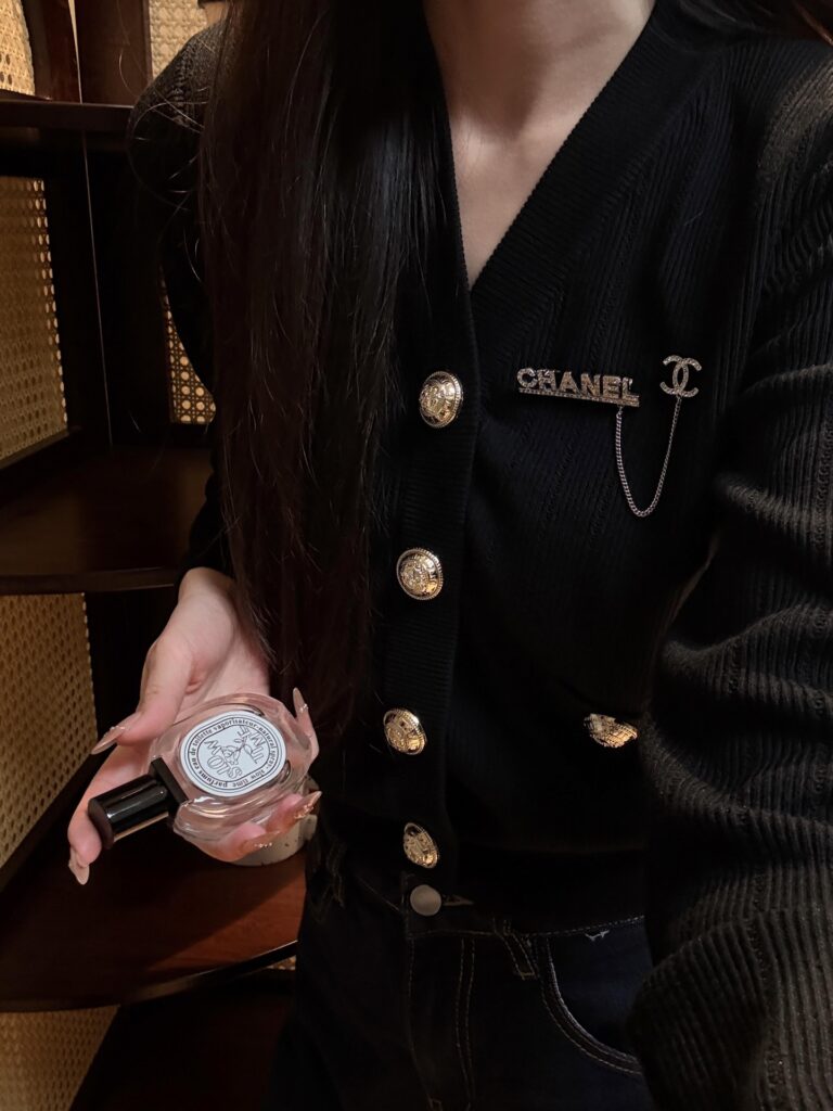 Designer D053 Brooch editorial product context 2