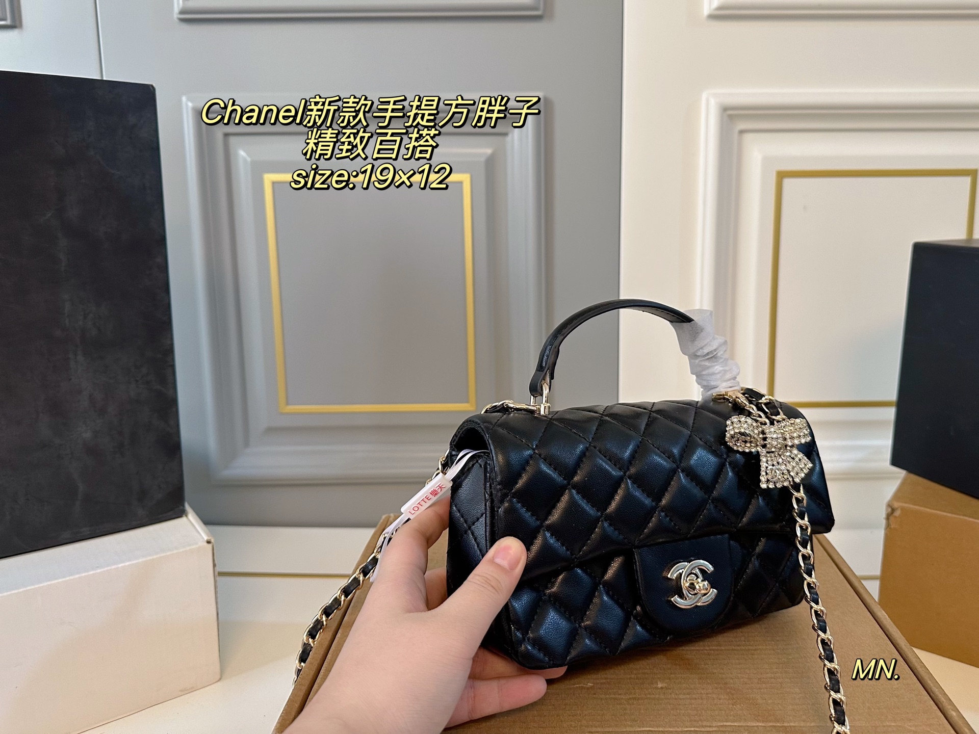Chanel P130 size 19 12 Bag