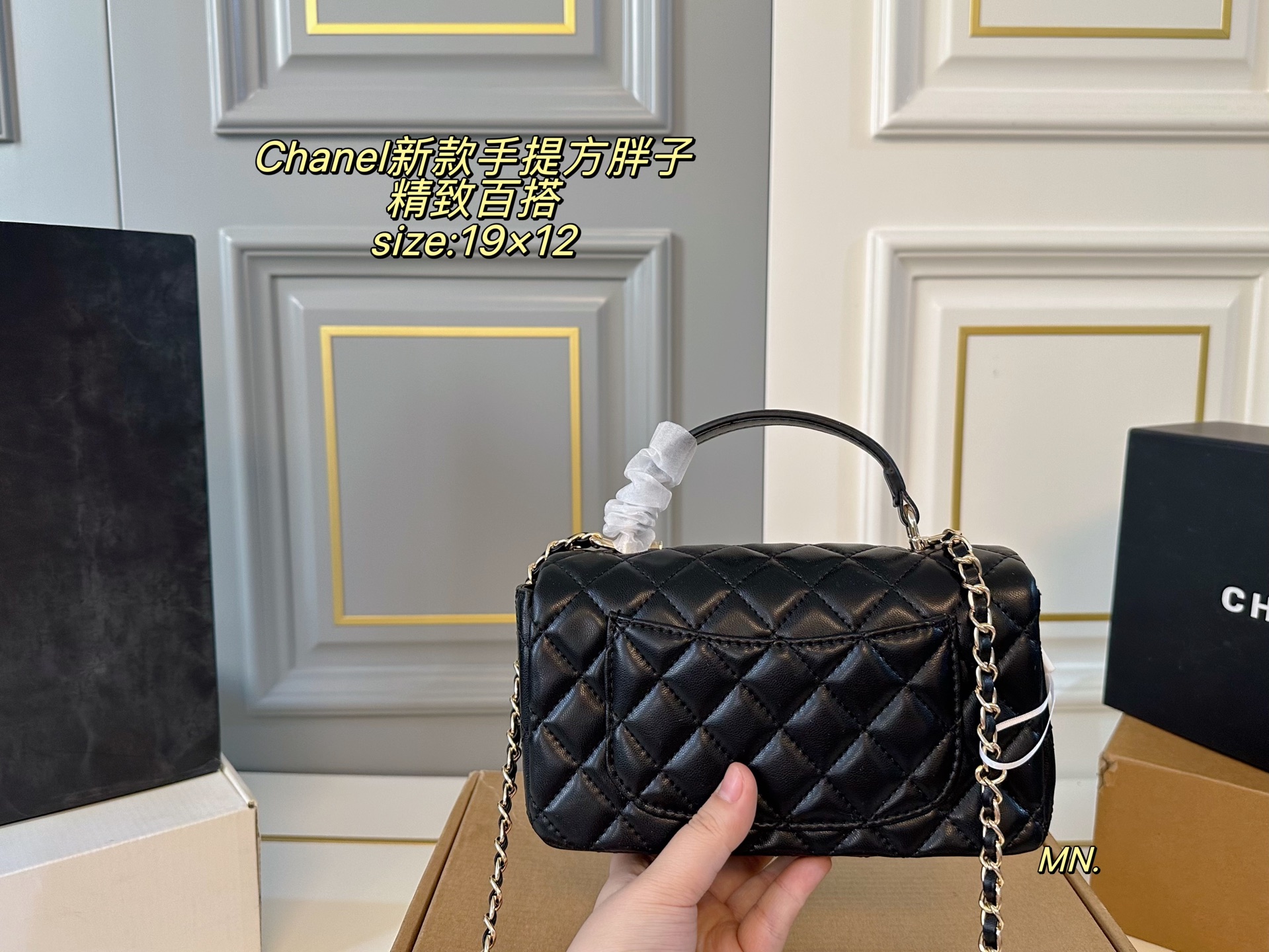 Chanel P130 size 19 12 Bag