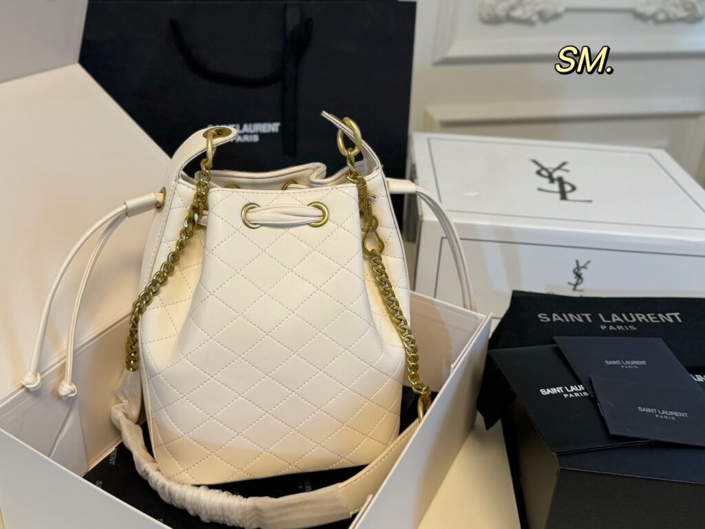 Saint Laurent Cassandre Tote Bag 19 x 23 cm editorial product context 2