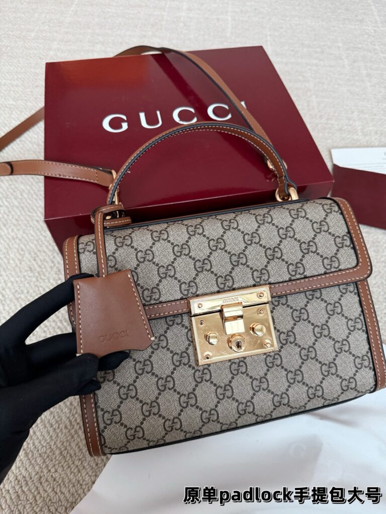 Gucci Padlock Yyds Large Bag editorial product context 2