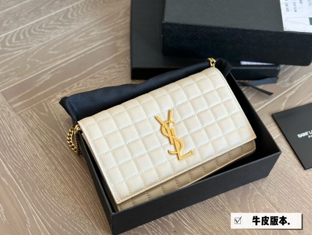 Saint Laurent Cassandre Leather Clutch 23 x 13 cm editorial product context 1
