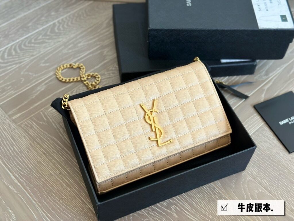 Saint Laurent Cassandre Leather Clutch 23 x 13 cm editorial product context 3