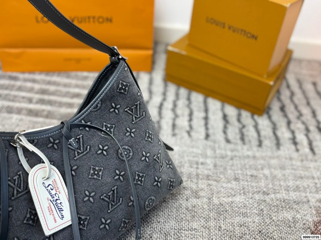 Louis Vuitton Carryall Neverfull Graceful Denim Crossbody Bag editorial product context 2
