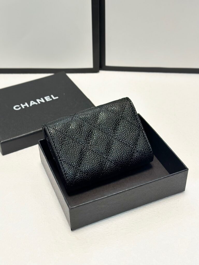 Designer Black Card Holder 10 x 9 cm editorial product context 3