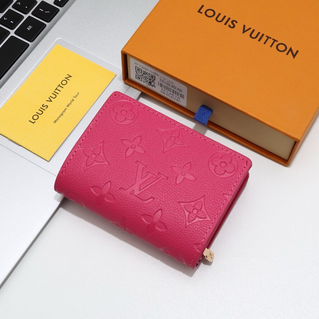 Designer Cl Monogram 11 Red Wallet editorial product context 3
