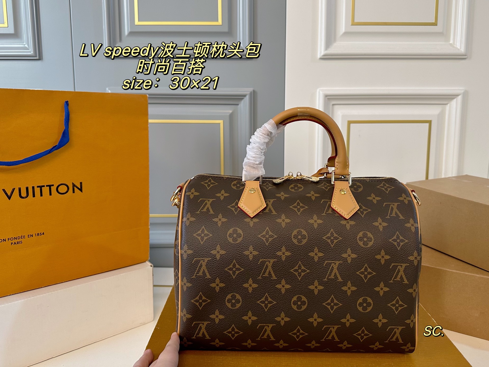 Louis Vuitton P200 30 21 speedy Bag 30 x 21