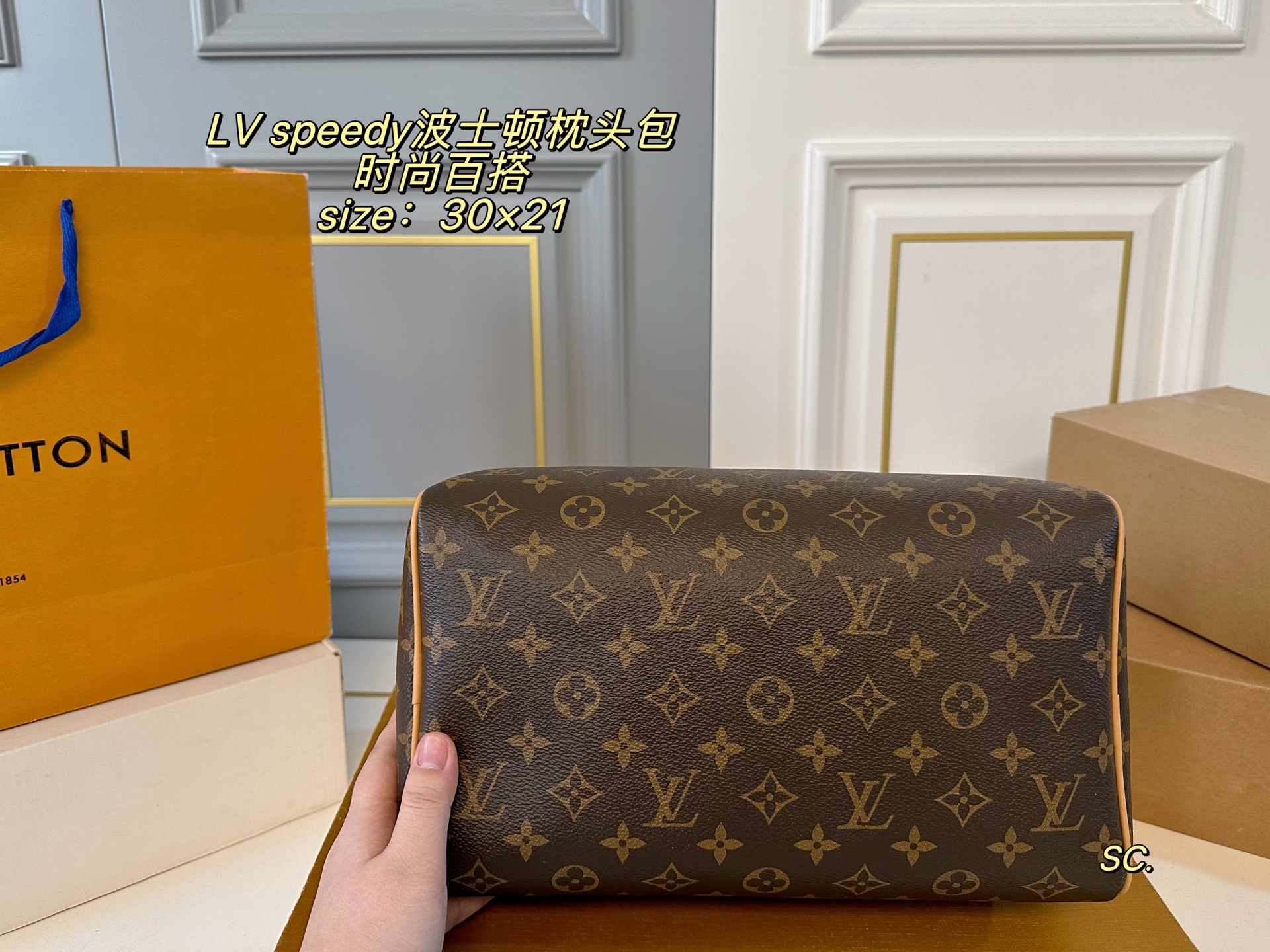 Louis Vuitton P200 30 21 speedy Bag 30 x 21