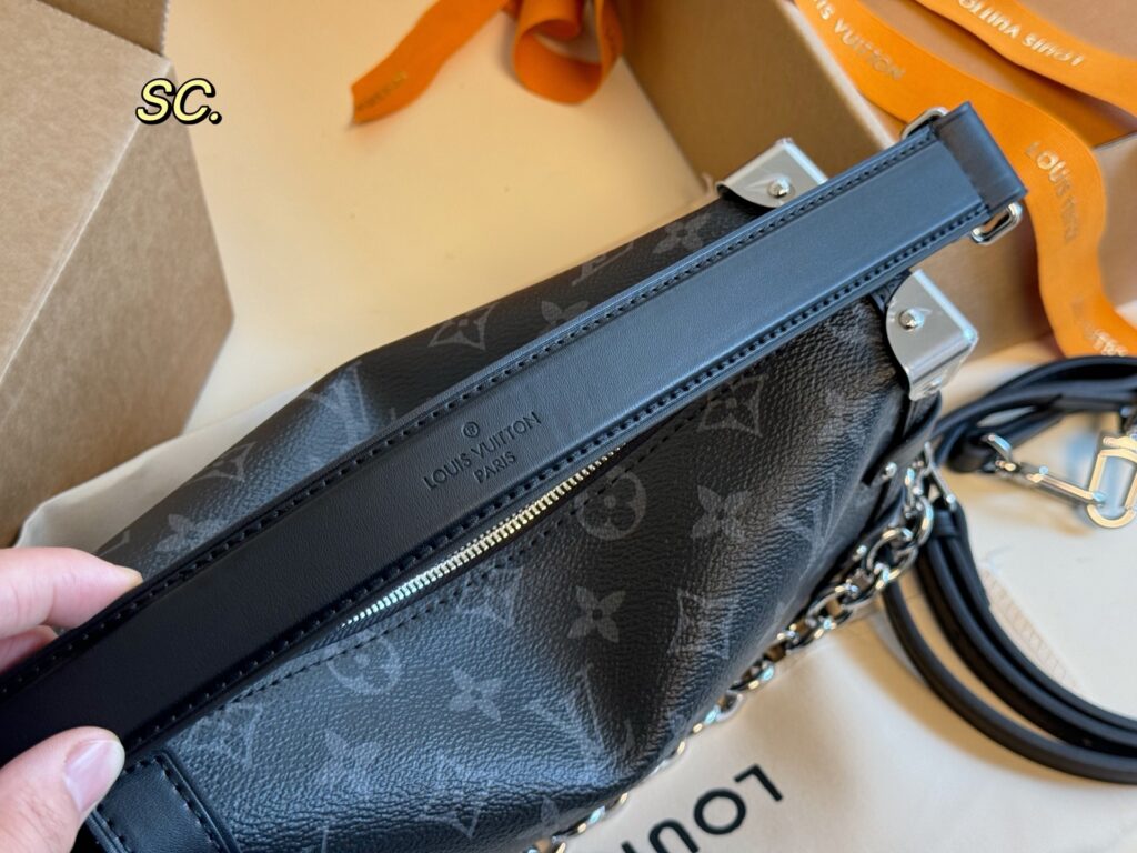 Louis Vuitton Side Trunk Black Bag 27 x 25 cm editorial product context 2