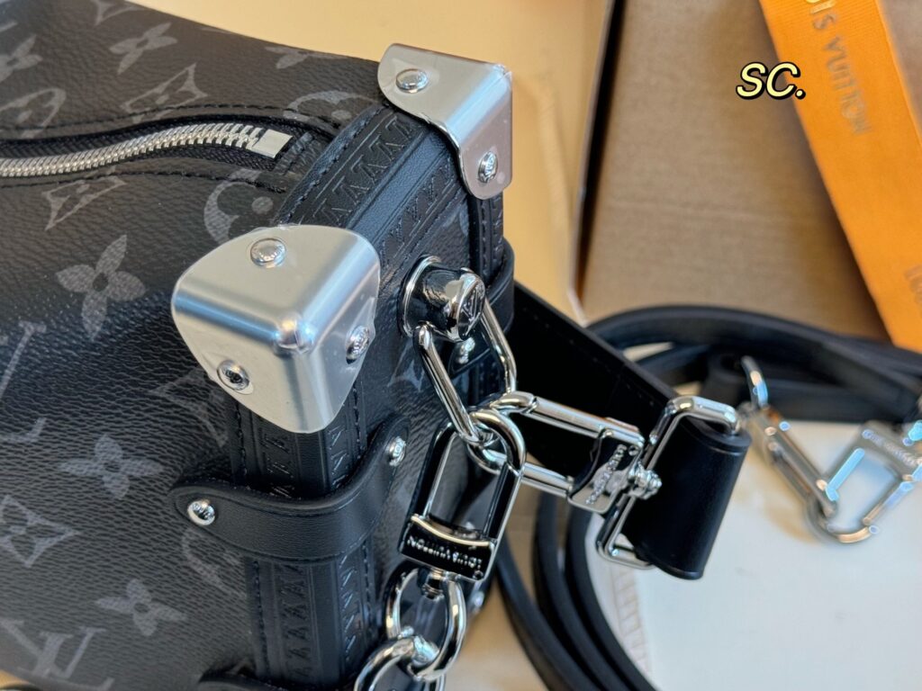 Louis Vuitton Side Trunk Black Bag 27 x 25 cm editorial product context 3