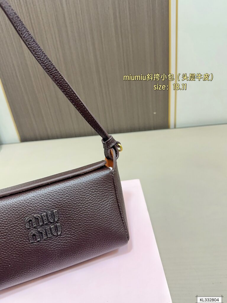 Miu Miu Red Leather Crossbody Bag editorial product context 3