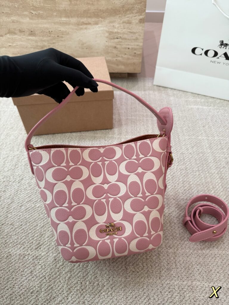 Coach P125 19 18 Bucket Crossbody Bag editorial product context 3