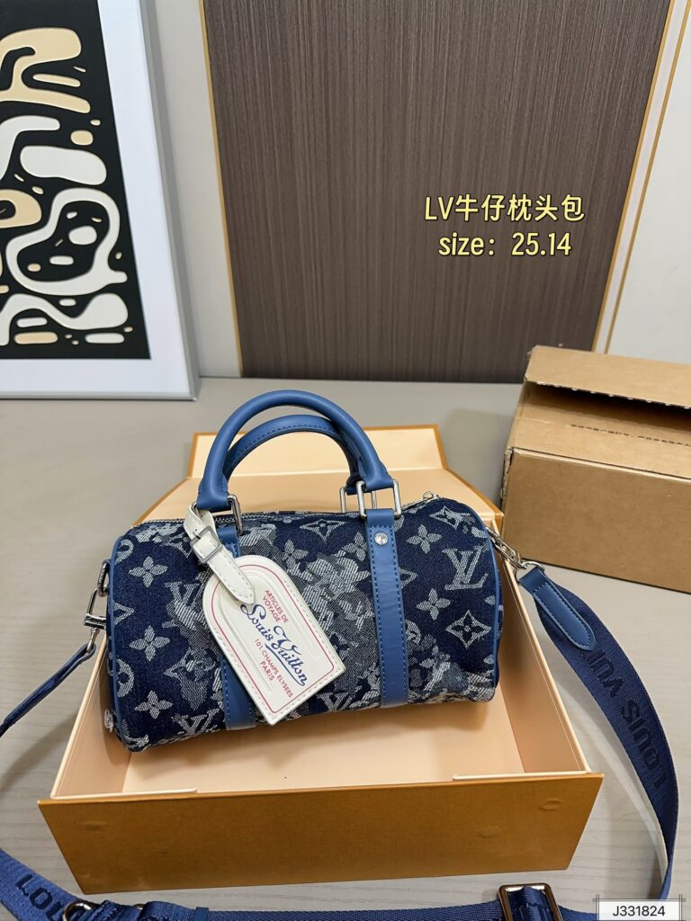 Louis Vuitton Blue Denim Bag editorial product context 1