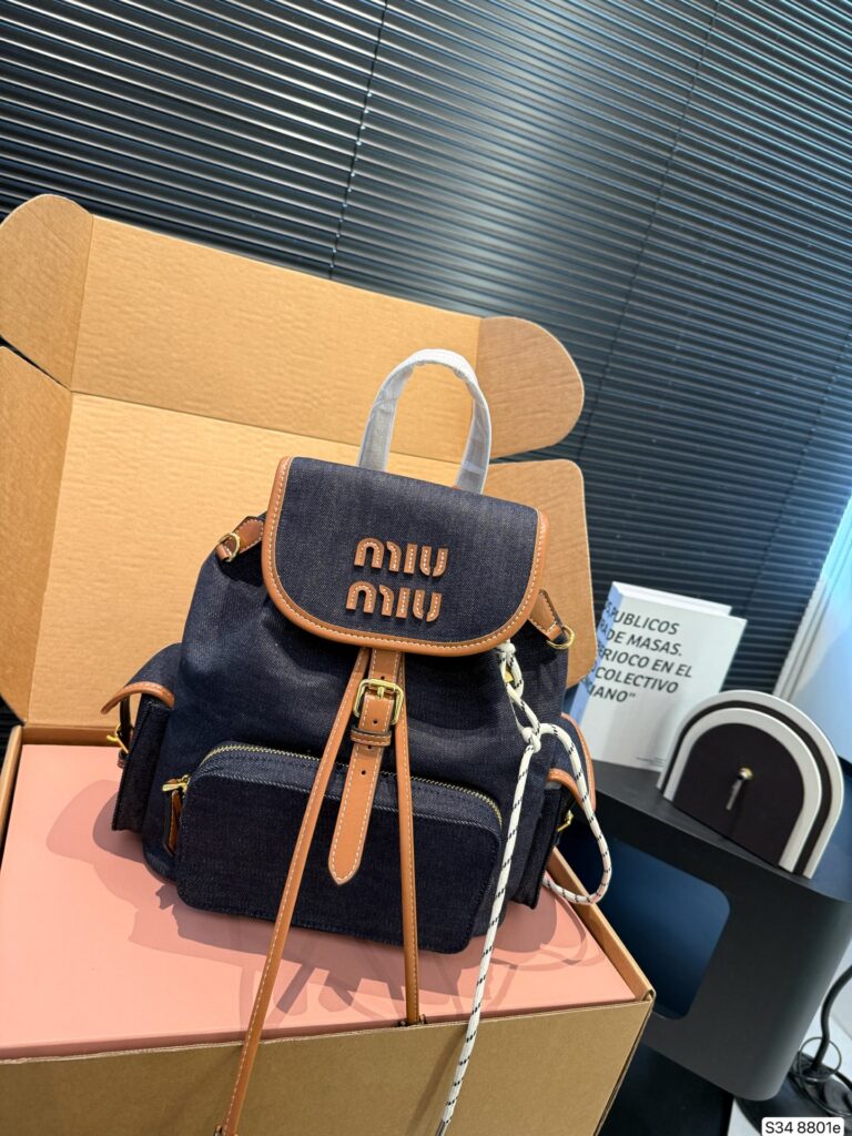 Miu Miu P205 25 30 8801 Backpack editorial product context 3