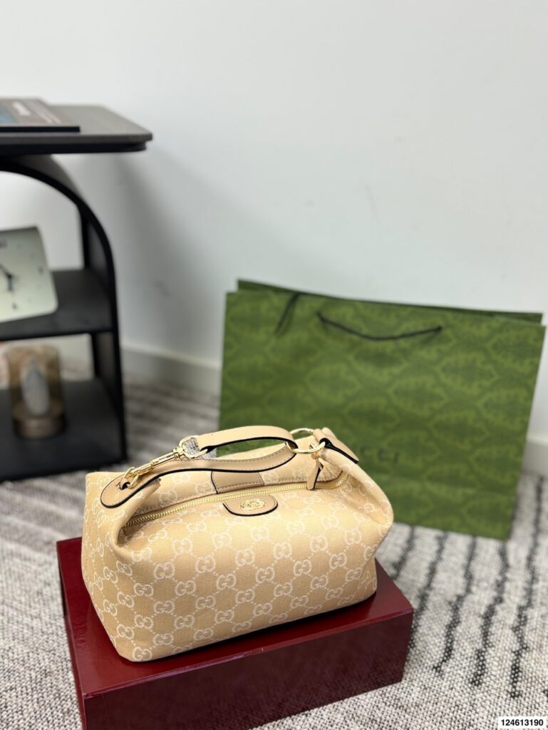 Gucci Gg Supreme Red Canvas Crossbody Bag editorial product context 2