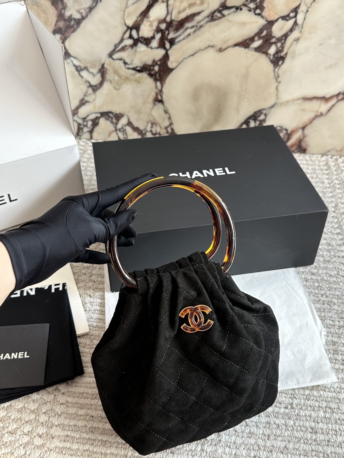 Luxury 165 Chanel26C logo 18 Large Handbag