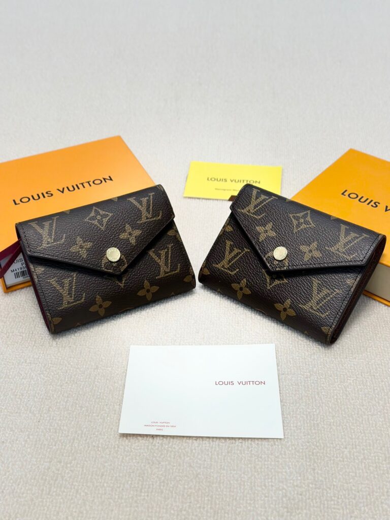 Louis Vuitton 9 Yk Victorine Monogram Red Canvas Wallet editorial product context 3