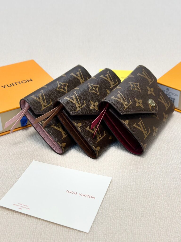 Louis Vuitton 9 Yk Victorine Monogram Red Canvas Wallet editorial product context 2