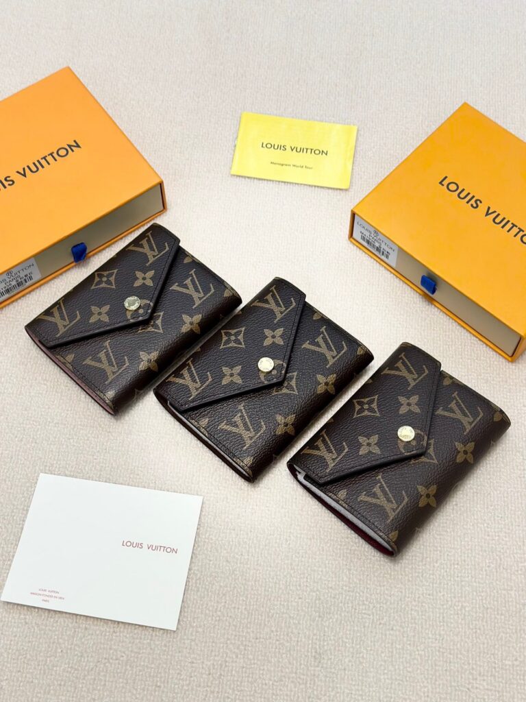 Louis Vuitton 9 Yk Victorine Monogram Red Canvas Wallet editorial product context 1