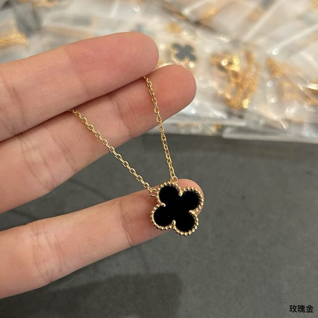 Van Cleef & Arpels Alhambra Black Necklace editorial product context 1