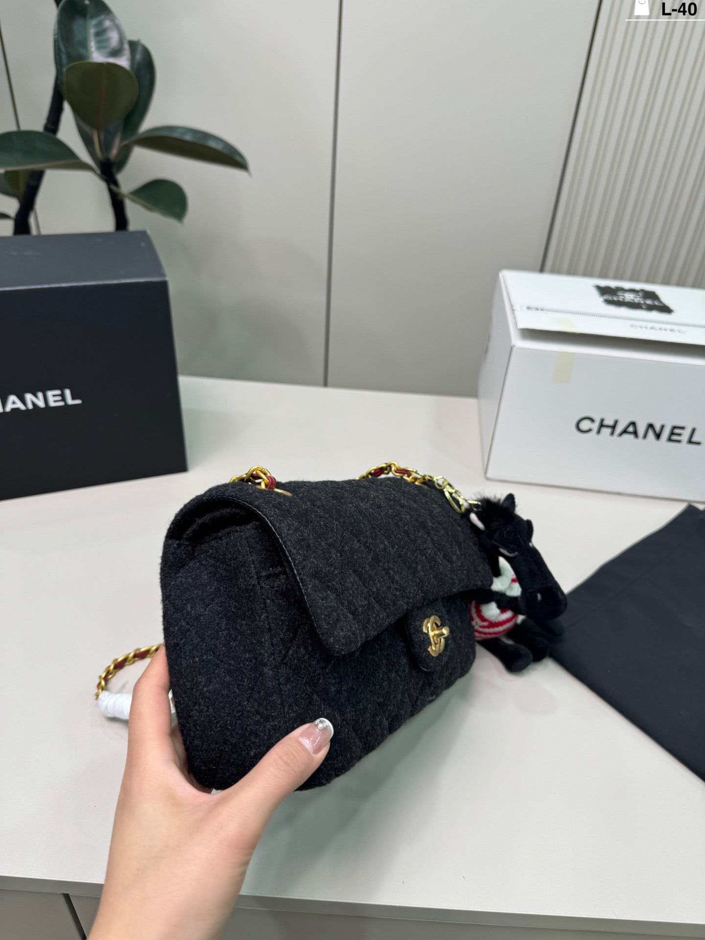 Chanel p170 L-40 25 12 CF Bag