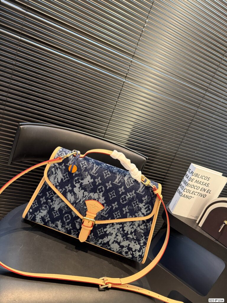Louis Vuitton Red Denim Bag editorial product context 3