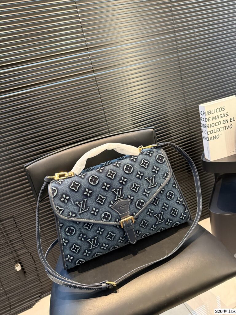 Louis Vuitton Red Denim Bag editorial product context 1