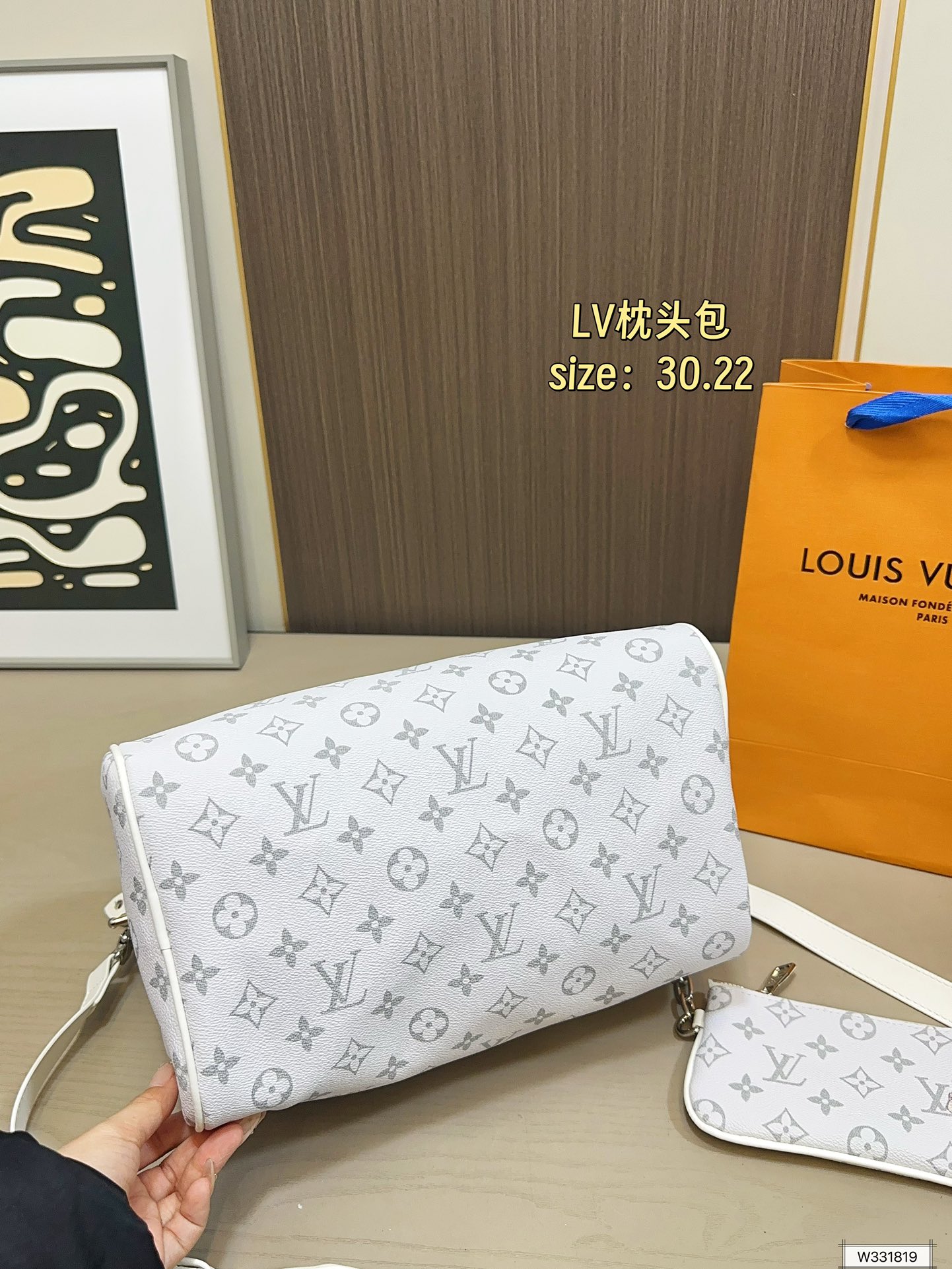 Louis Vuitton 120 Nigo Keepall 30 Monogram 22 Handbag