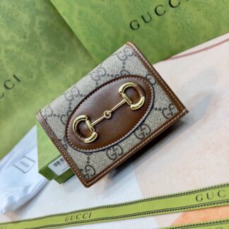 Gucci P80 GUCCl 11 GG Supreme 1955 Card Holder