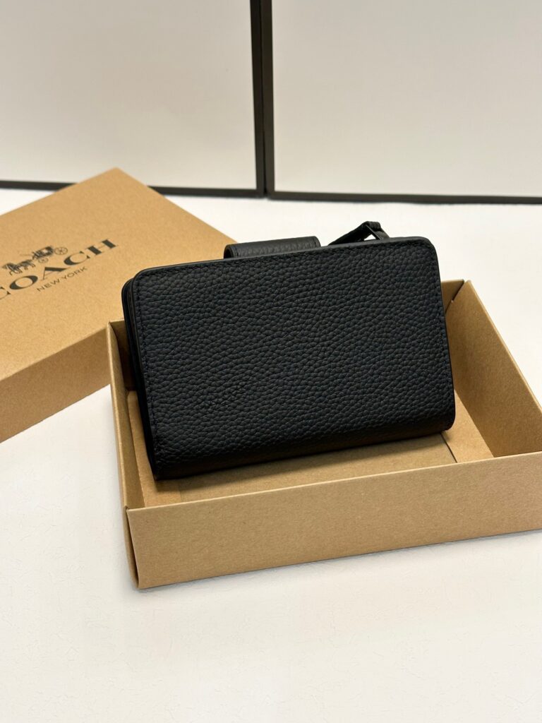 Designer Material Black Calfskin Leather Bag 15 x 10 cm editorial product context 2