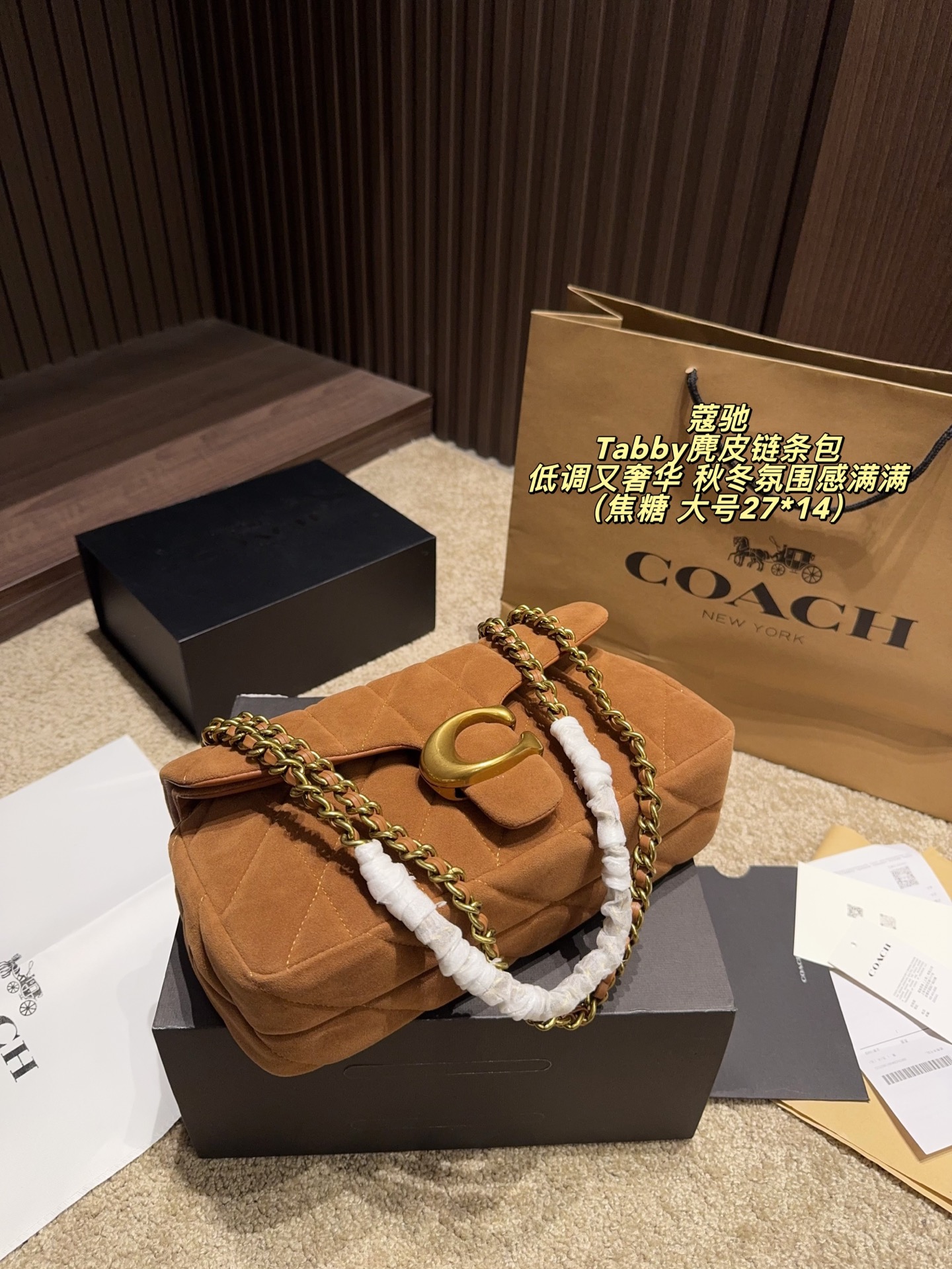 Coach P180 27 14 P165 20 10 Tabby Small Bag