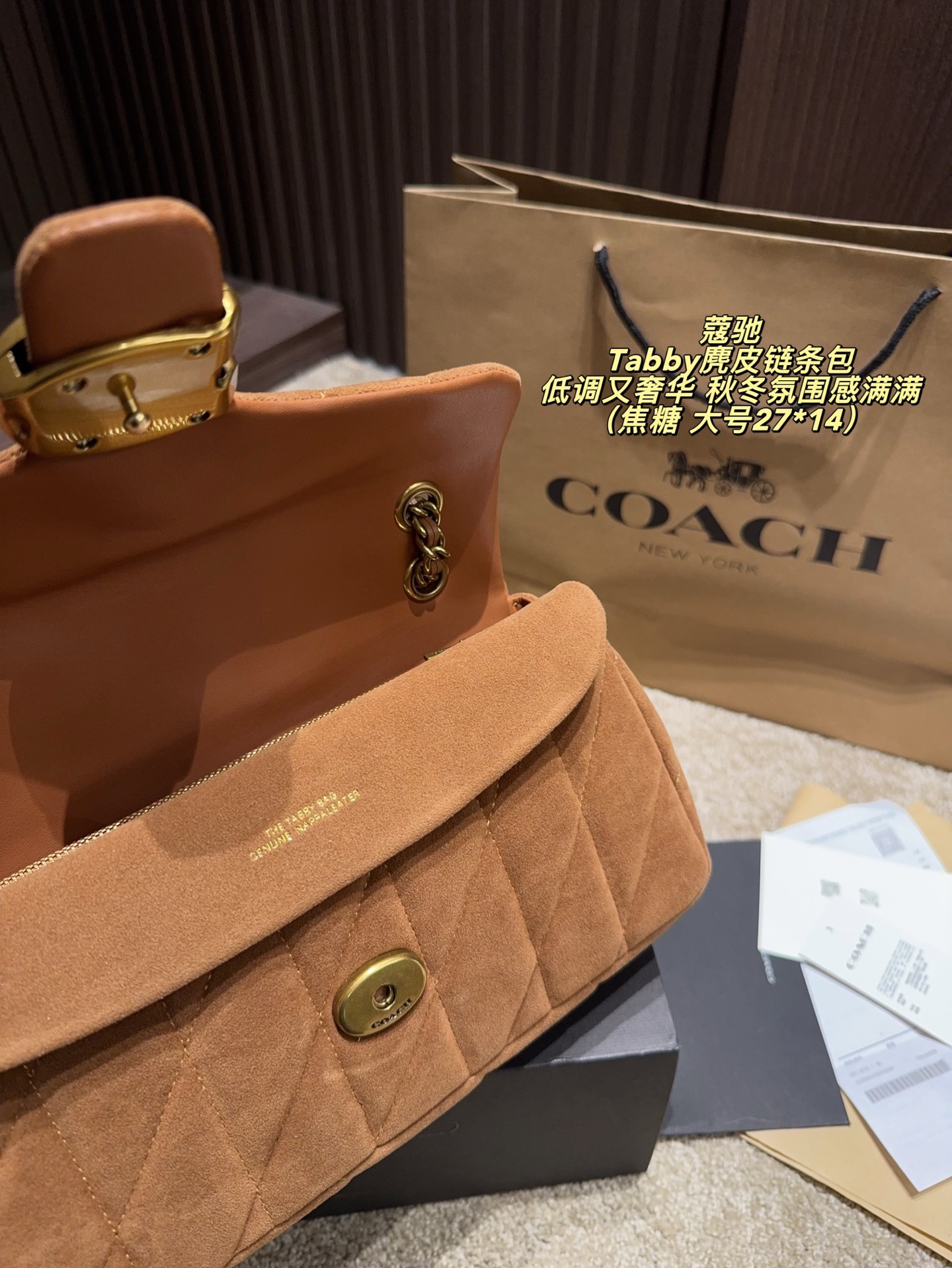 Coach P180 27 14 P165 20 10 Tabby Small Bag